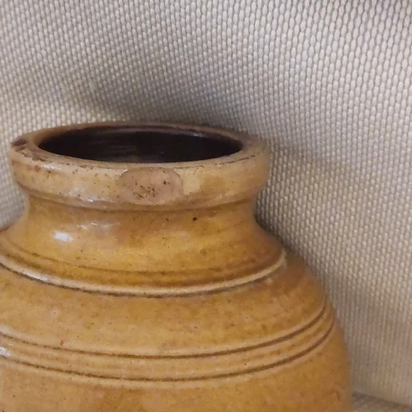 Vintage Brown Ceramic Vase - Picture 4 of 5